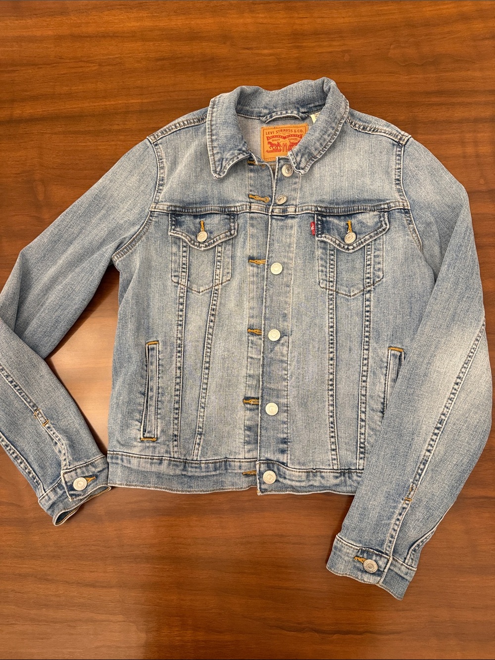 Levi's Kids Light Wash Blue Denim Jacket